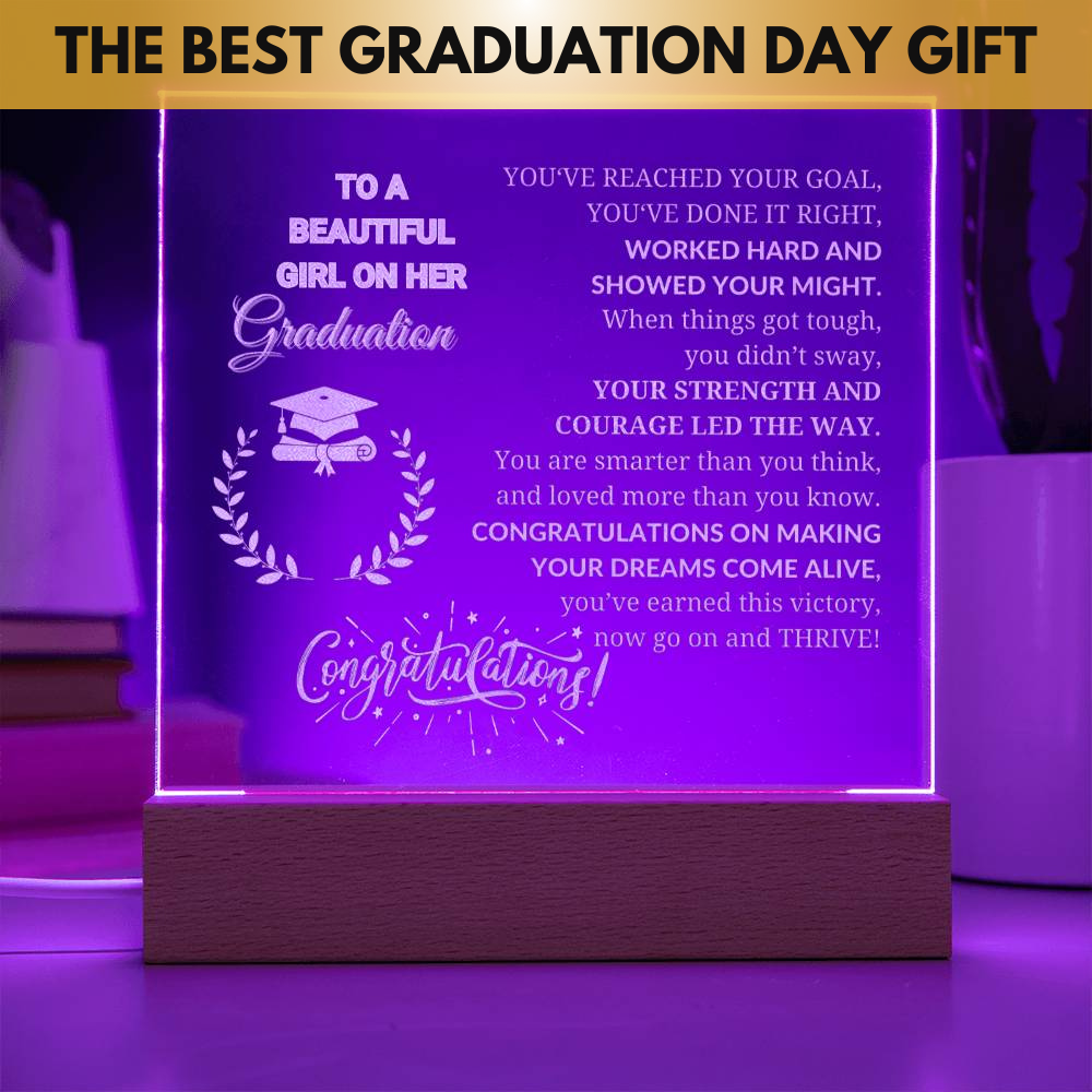 Graduation Acrylic Gift For Her