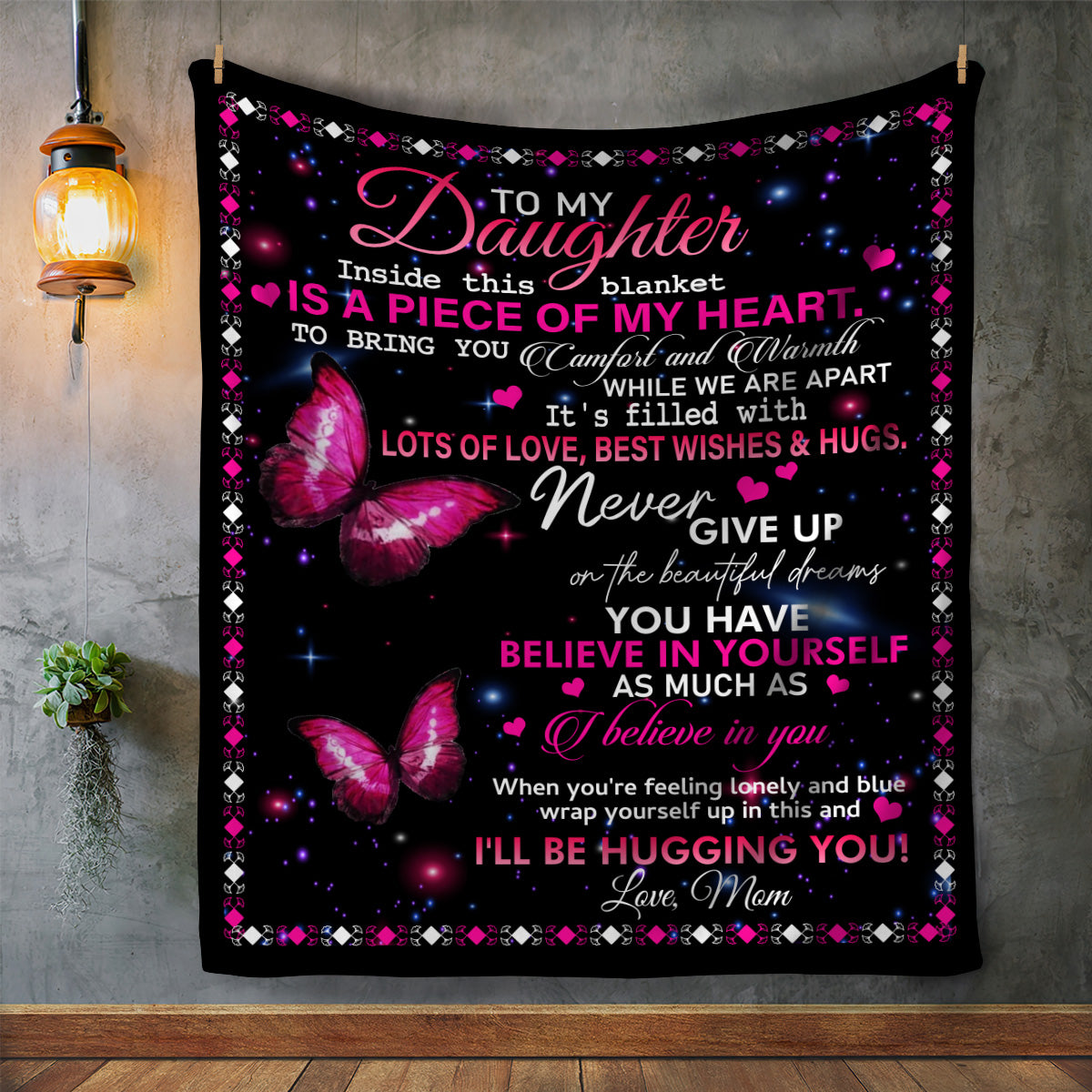 Daughter Cozy Plush Blanket