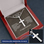 Personalized Steel Cross - Graduation Gift