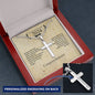 Personalized Steel Cross - Graduation Gift