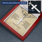 Personalized Steel Cross - Graduation Gift