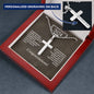 Personalized Steel Cross - Graduation Gift