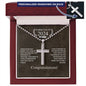 Personalized Steel Cross - Graduation Gift