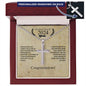 Personalized Steel Cross - Graduation Gift