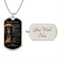 Dad - First True Love - Dog Tag