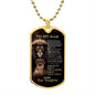 Dad - First True Love - Dog Tag