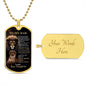 Dad - First True Love - Dog Tag