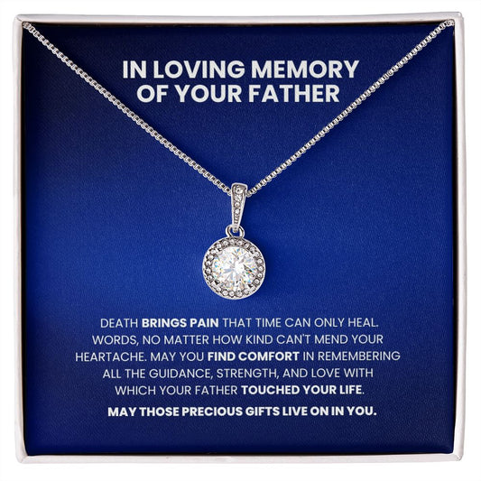 In Loving Memory Of Your Father - Eternal Hope Necklace