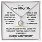 Love Of My Life - Happy Anniversary - Eternal Hope Necklace