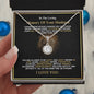 In The Loving Memory Of Your Husband - Be Strong - Eternal Hope Necklace