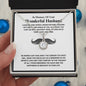 In Memory Of Your Wonderful Husband - Loved Beyond Words - Eternal Hope Necklace