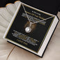 In The Loving Memory Of Your Husband - Be Strong - Eternal Hope Necklace