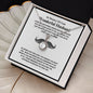 In Memory Of Your Wonderful Husband - Loved Beyond Words - Eternal Hope Necklace