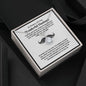 In Memory Of Your Wonderful Husband - Loved Beyond Words - Eternal Hope Necklace
