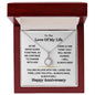 Love Of My Life - Happy Anniversary - Eternal Hope Necklace