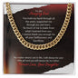 Amazing Dad - You Will Always Be - Cuban Link Chain