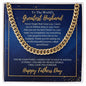To The World's Greatest Husband - Happy Father's Day - Cuban Link Chain