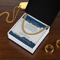 To The World's Wonderful Husband - I Love You - Cuban Link Chain