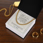 To My Father-In-Law - Thankful And Honored - Cuban Link Chain
