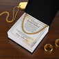 To The World's Greatest Husband - Happy Father's Day - Cuban Link Chain