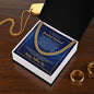 To The World's Greatest Husband - Happy Father's Day - Cuban Link Chain