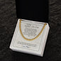 To My Father-In-Law - Thankful And Honored - Cuban Link Chain