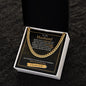 To My Husband - Happy 1st Father's Day - Cuban Link Chain