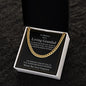 In Memory Of A Loving Grandad - Never Forgotten - Cuban Link Chain