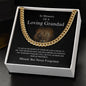 In Memory Of A Loving Grandad - Never Forgotten - Cuban Link Chain