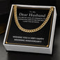 To My Dear Husband - My Better Half - Cuban Link Chain
