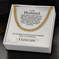 To My Husband - Happy 1st Father's Day - Cuban Link Chain