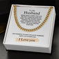 To My Husband - Happy 1st Father's Day - Cuban Link Chain