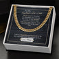 To My Father-In-Law - Thankful And Honored - Cuban Link Chain