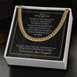 Amazing Dad - You Will Always Be - Cuban Link Chain