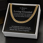 In Memory Of A Loving Grandad - Never Forgotten - Cuban Link Chain