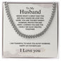 To My Husband - Happy 1st Father's Day - Cuban Link Chain