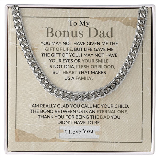 Bonus Dad - Eternal One - Cuban Link Chain