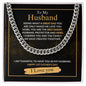 To My Husband - Happy 1st Father's Day - Cuban Link Chain