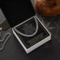 Amazing Dad - You Will Always Be - Cuban Link Chain