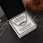 In Memory Of Your Wonderful Husband - Loved Beyond Words - Cuban Link Chain