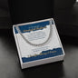 To The World's Wonderful Husband - I Love You - Cuban Link Chain