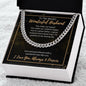 To The World's Wonderful Husband - I Love You - Cuban Link Chain
