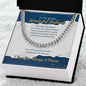 To The World's Wonderful Husband - I Love You - Cuban Link Chain