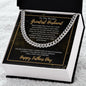 To The World's Greatest Husband - Happy Father's Day - Cuban Link Chain