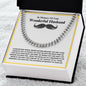 In Memory Of Your Wonderful Husband - Loved Beyond Words - Cuban Link Chain