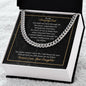 Amazing Dad - You Will Always Be - Cuban Link Chain