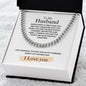 To My Husband - Happy 1st Father's Day - Cuban Link Chain