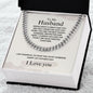 To My Husband - Happy 1st Father's Day - Cuban Link Chain