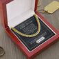 To My Father-In-Law - Thankful And Honored - Cuban Link Chain