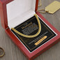 To My Husband - Happy 1st Father's Day - Cuban Link Chain